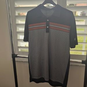 Men’s Dunning Golf Golf Polo Mayacoo CC Logo on Right Sleeve Sz L